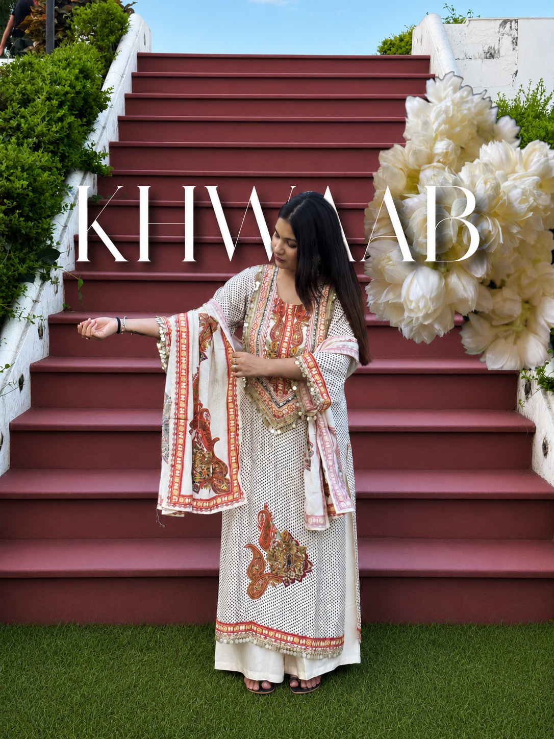 Khwaab - Polka Dot Kurta Set