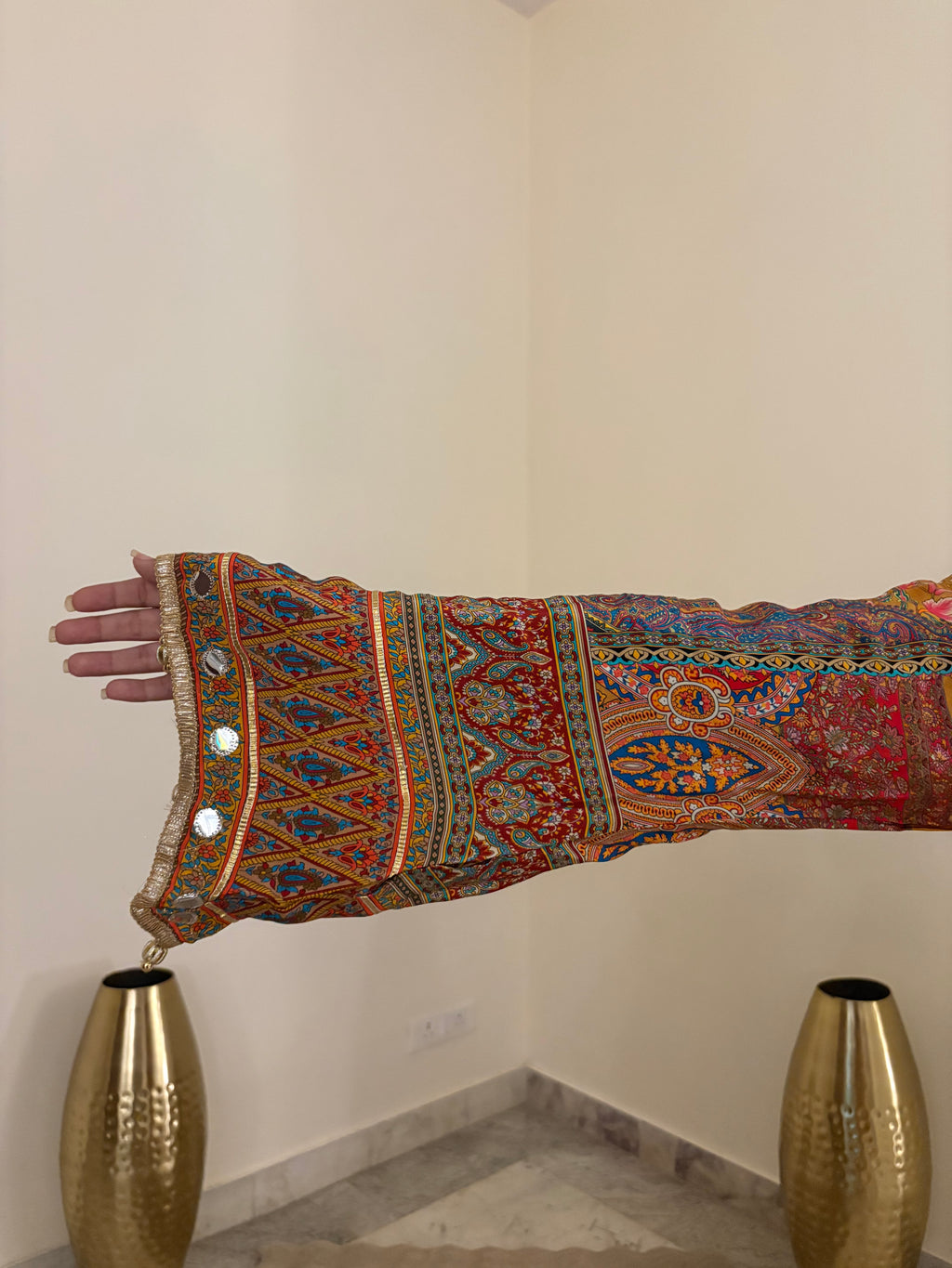 Fiza - Dhoti Set with Potli