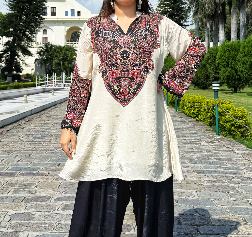 Nazakat - Mirror Work Farshi Set