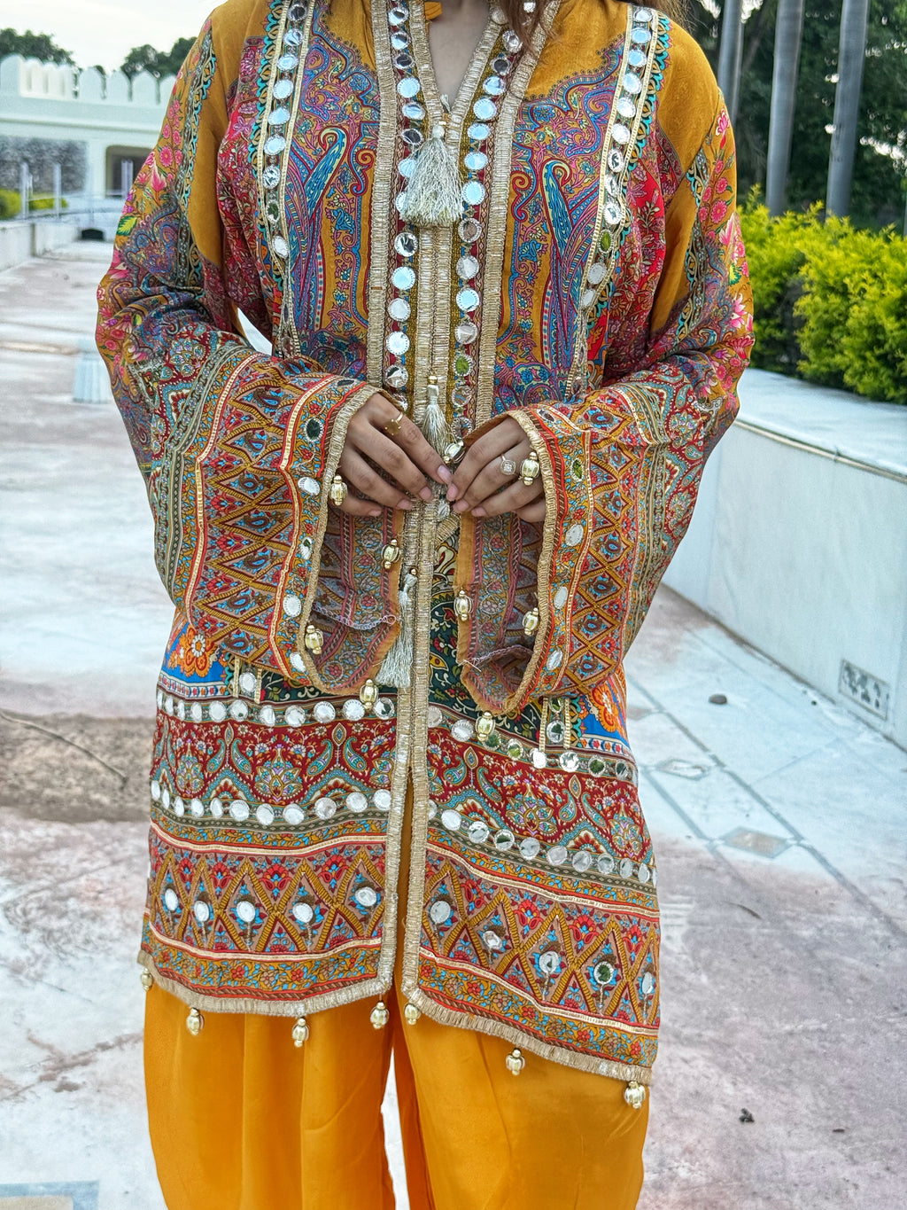 Fiza - Dhoti Set with Potli